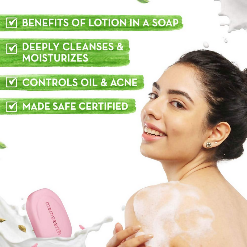 Mamaearth Multani Mitti Moisturizing Lotion Soap (Buy 3 Get 1 Free) - Limited Time Offer