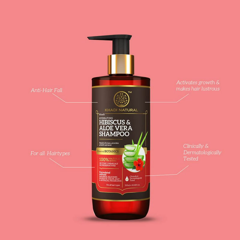 Khadi Natural Hibiscus & Aloevera Shampoo