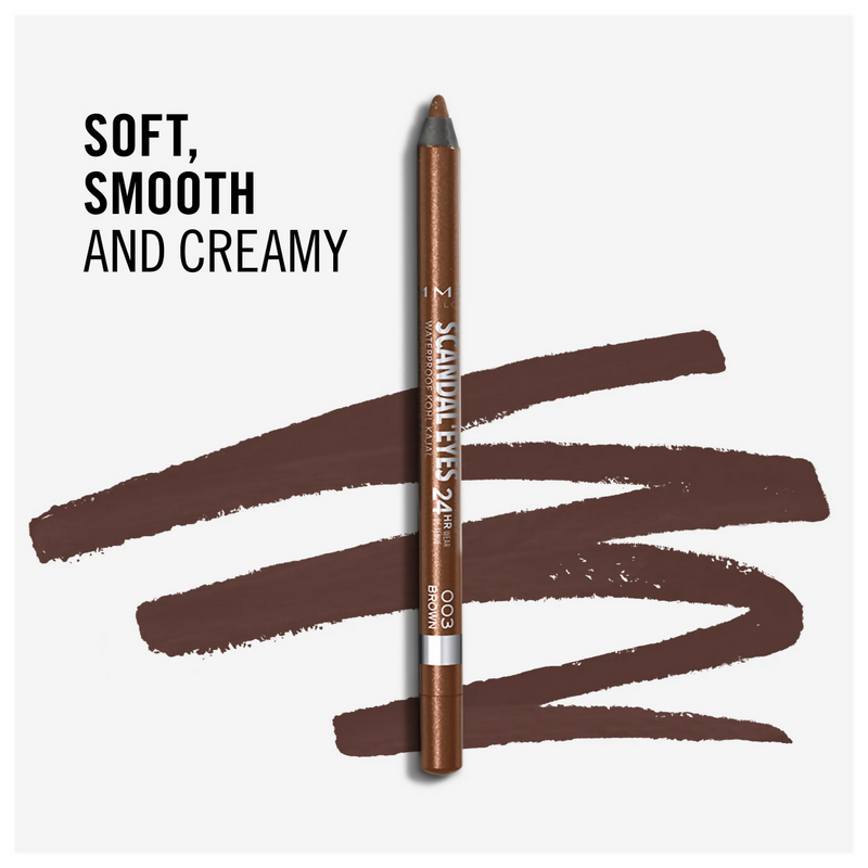 Rimmel London Scandaleyes Waterproof Kohl Kajal Liner - Brown