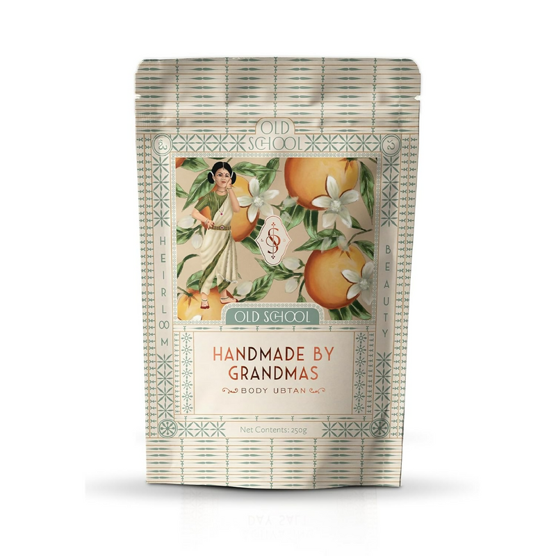 Old School Rituals Handmade By Grandmas Baby Body Ubtan Natural Bath Powder