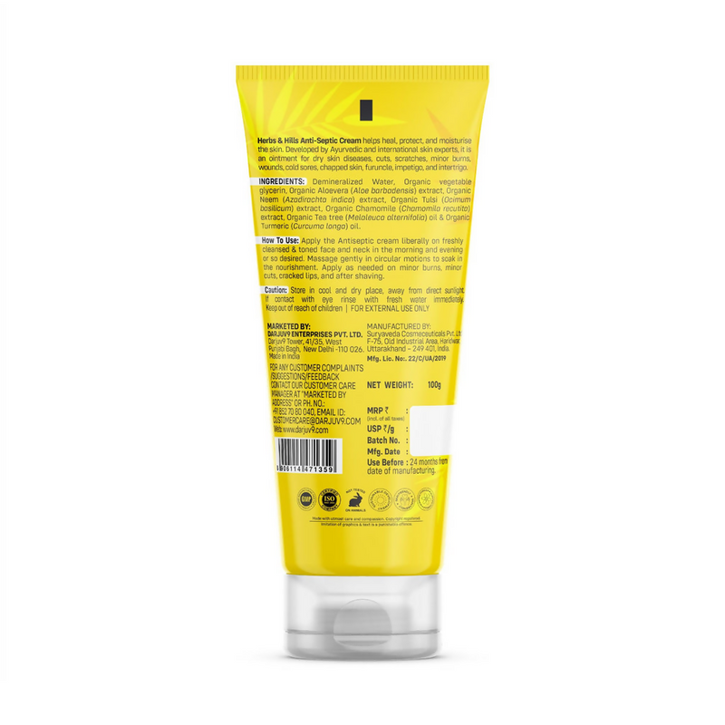 Herbs & Hills Anti Septic Cream