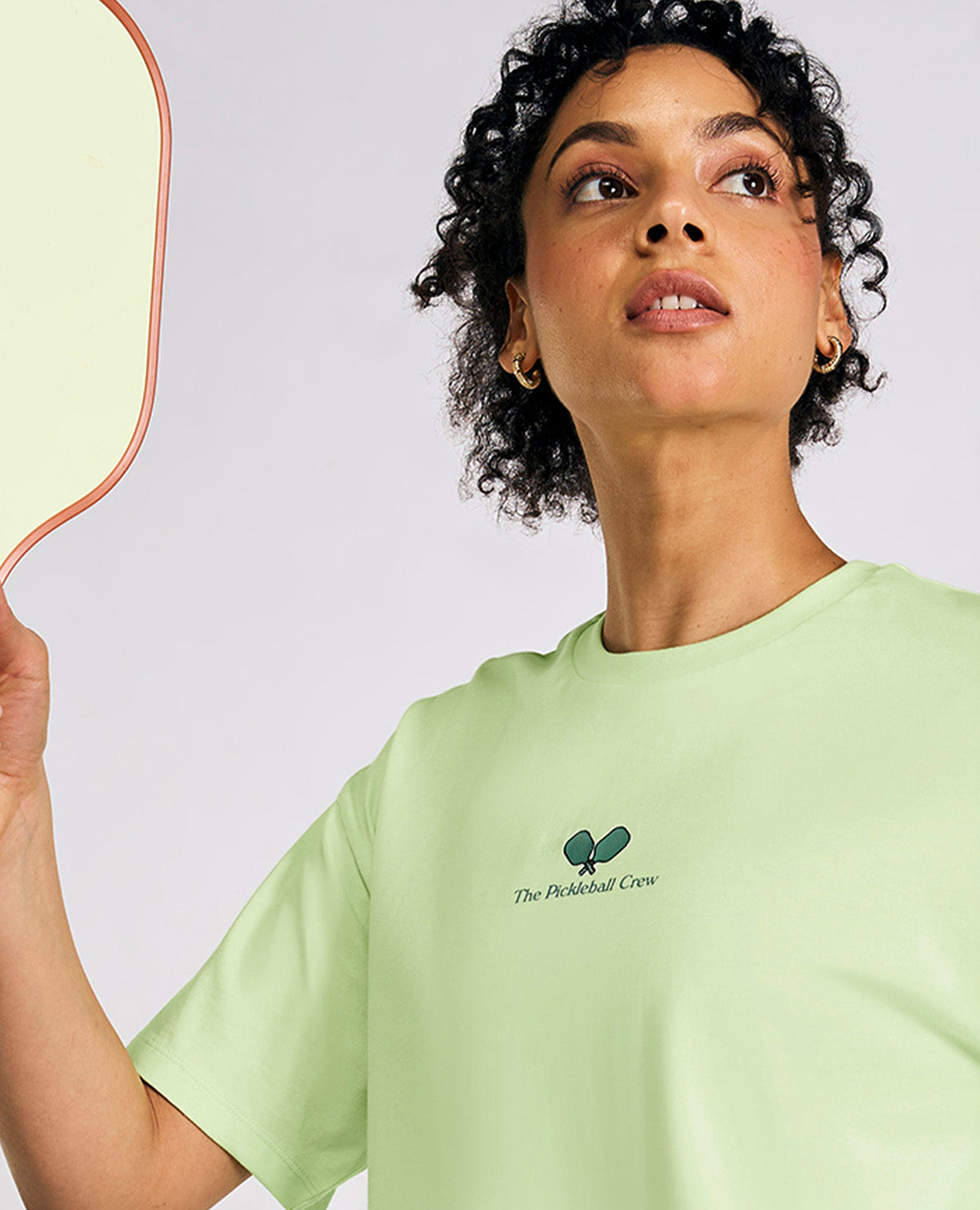 Cotton Oversized Printed Graphic Tshirt Neon