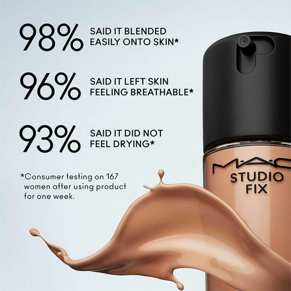 MAC Studio Fix Fluid SPF 15 Mini Soft Matte Foundation With Hyaluronic Acid - NC20