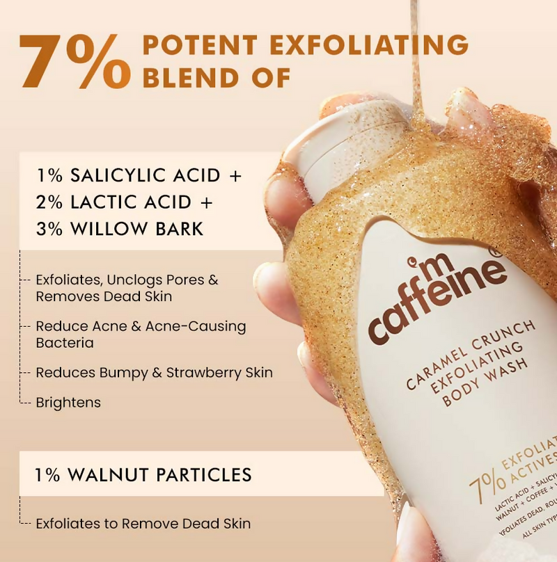 mCaffeine De-Tan & Exfoliating Body Washes