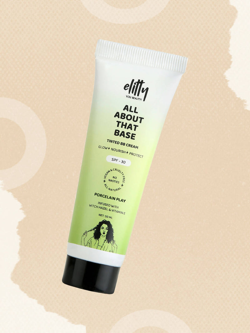 Elitty All About That Base Tinted BB Cream with SPF 30 - Porcelain Play
