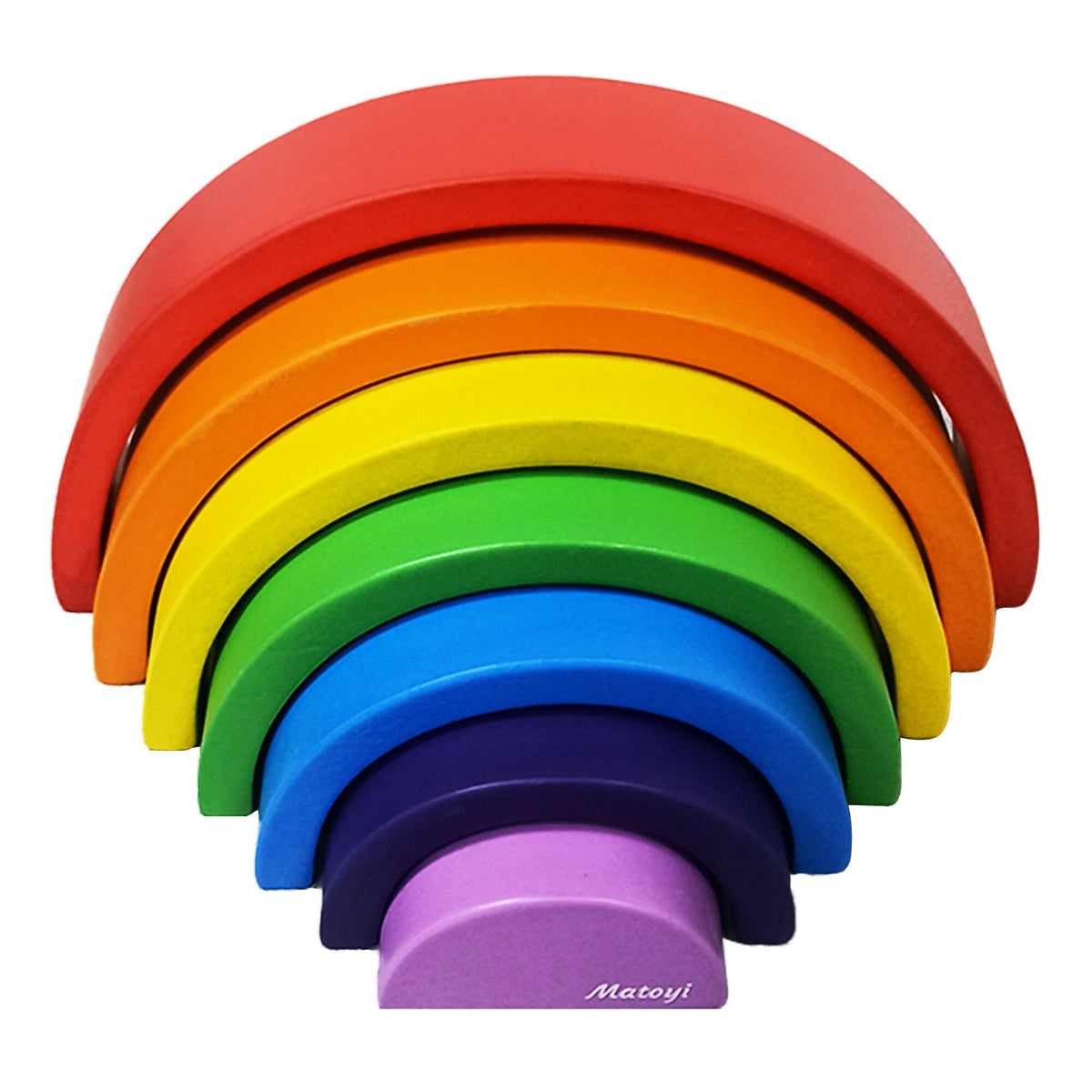 Matoyi Color Bowling Pin & Rainbow Stacker & Yoyo For Kids