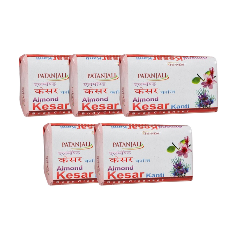 Patanjali Almond Kesar Kanti Body Cleanser Soap (75 gms)
