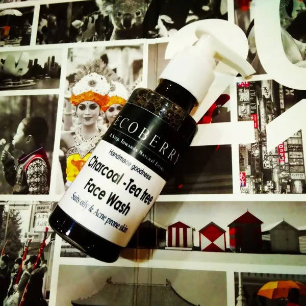 Ecoberry Handmade Charcoal - Tea Tree Face Wash