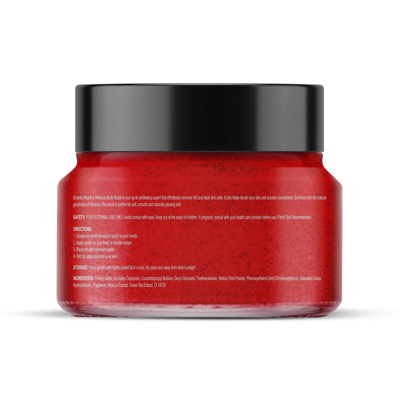 Botanic Hearth Hibiscus Body Scrub For Brighter, Smoother, Hydrated & Moisturized Skin
