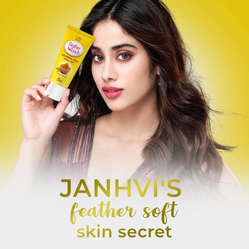 VI-JOHN Women Feather Touch Haldi & Chandan Hair Removal Cream for Women For Normal Skin, Suitable for Legs, Underarms, Bikini Line, Arms