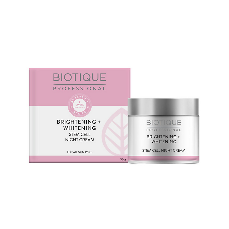 Biotique Professional Brightening + Whitening Stem Cell Night Cream