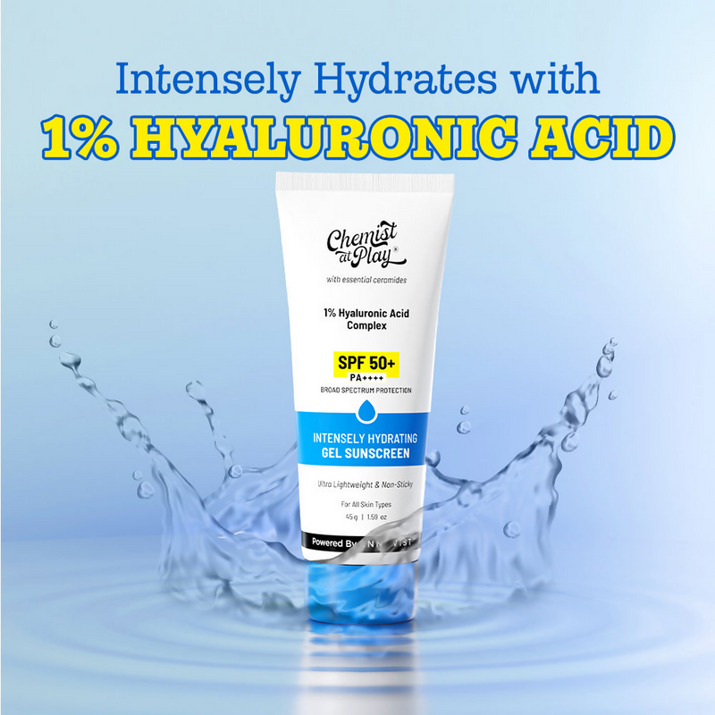 Chemist At Play Intensely Hydrating Gel Sunscreen SPF 50+