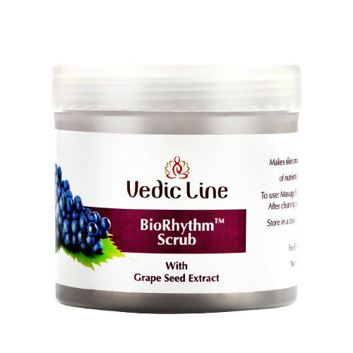Vedic Line Bio Rhythm Scrub with Grape Seed Extract