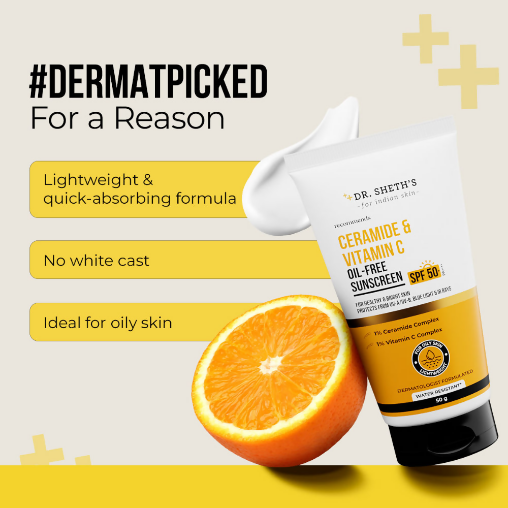 Dr. Sheth's Ceramide & Vitamin C Oil-Free Sunscreen