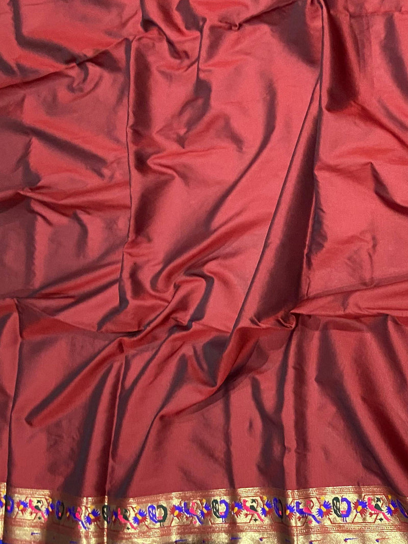 Blue Patola Silk Zari Weaving Saree