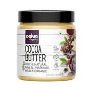 Jar of Paiua Organics cocoa butter on a white background
