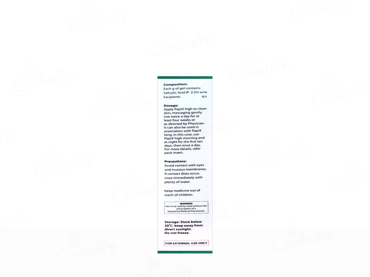 PapiX High 2.5% Salicylic Acid Gel