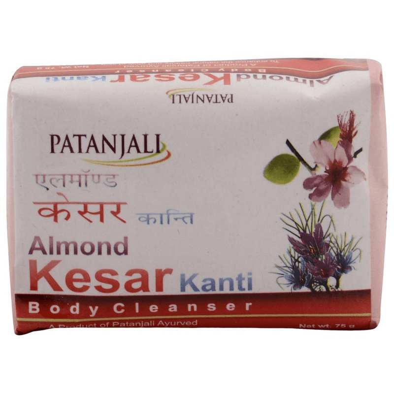 Patanjali Almond Kesar Kanti Body Cleanser Soap (75 gms)