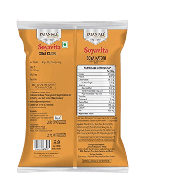 Patanjali Soyavita Soya Katori 100gm ( Pack of 6)