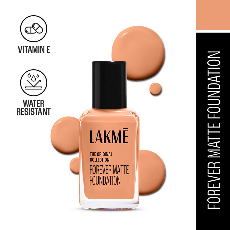 Lakme Forever Matte Foundation For Superior Coverage - Resist Pearl
