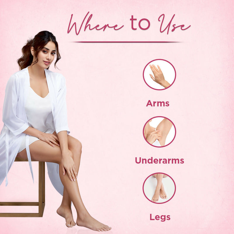 VI-JOHN Feather Touch Dermatologically Tested Rose & Alevera Hair Removal Spray For Women