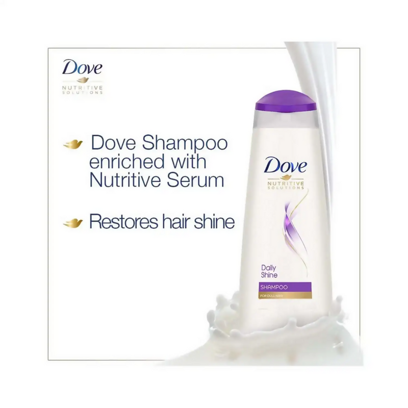 Dove Daily Shine Shampoo + Shine Serum With UV Protection