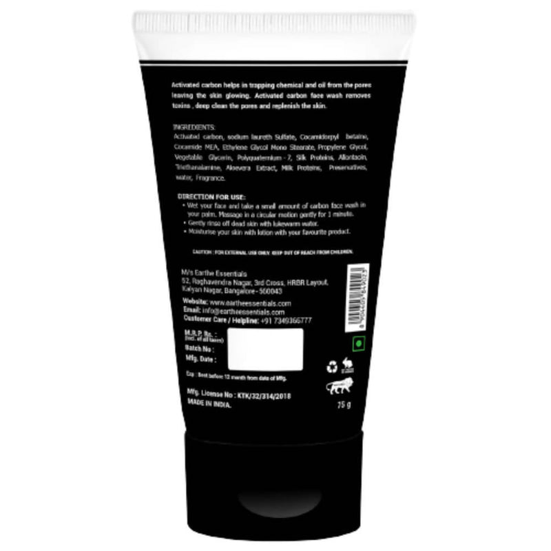 Earthe Essentials Activated Carbon Face Wash