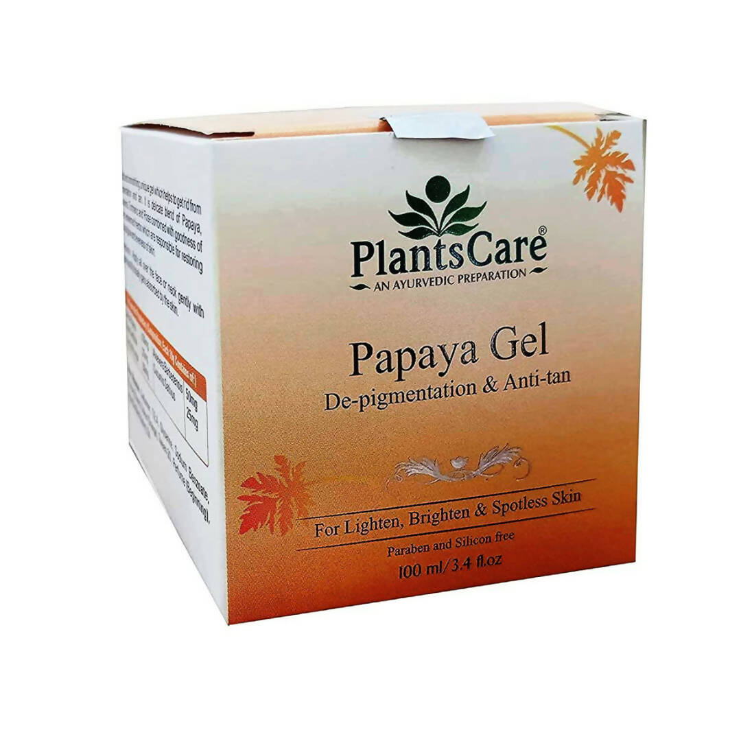 Box of Plants Care Papaya Gel on a white background