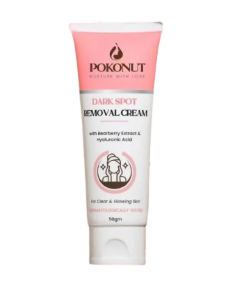 Pokonut Dark Spot Removal Cream tube on a white background