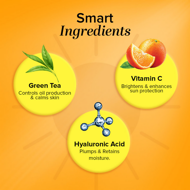 Khadi Natural Vitamin C + Hyaluronic Acid Sunscreen SPF 50 PA+++