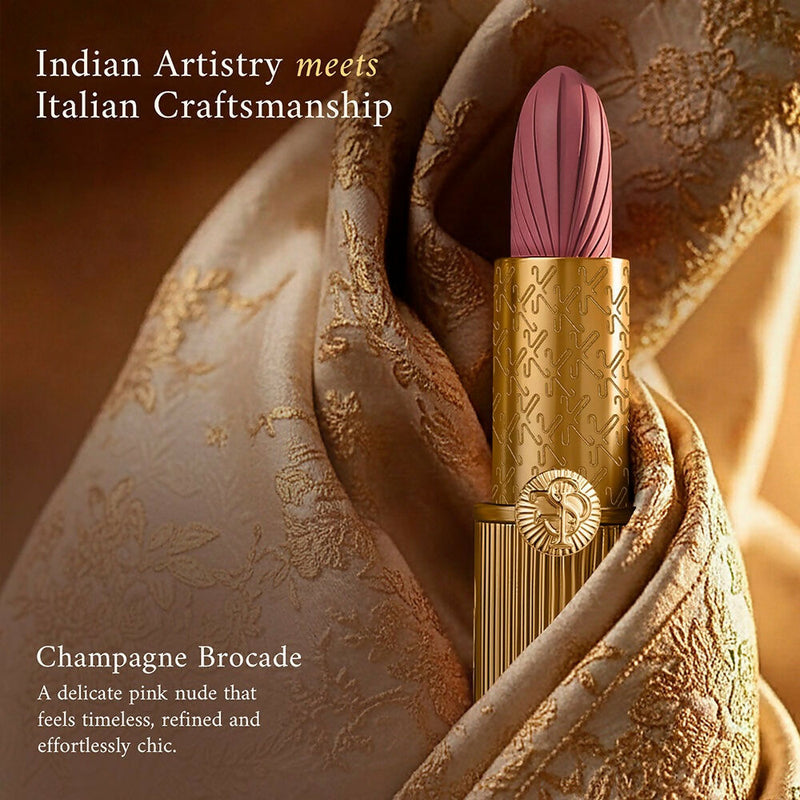 Kay Beauty x Falguni Shane Peacock Luxe Matte Lipstick - Champagne Brocade