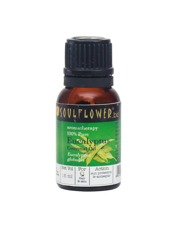Soulflower Aromatherapy Pure Eucalyptus Essential Oil - Limited Time Offer