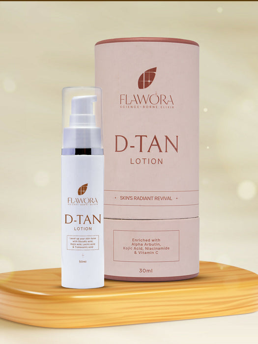 Flawora Anti-Grey Hair Serum, Anti Acne Serum and D-Tan Lotion Combo
