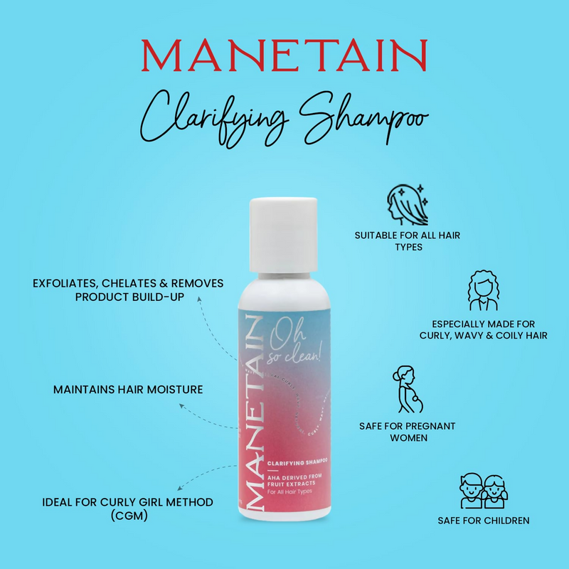 Manetain Clarifying Shampoo For All Hair Types
