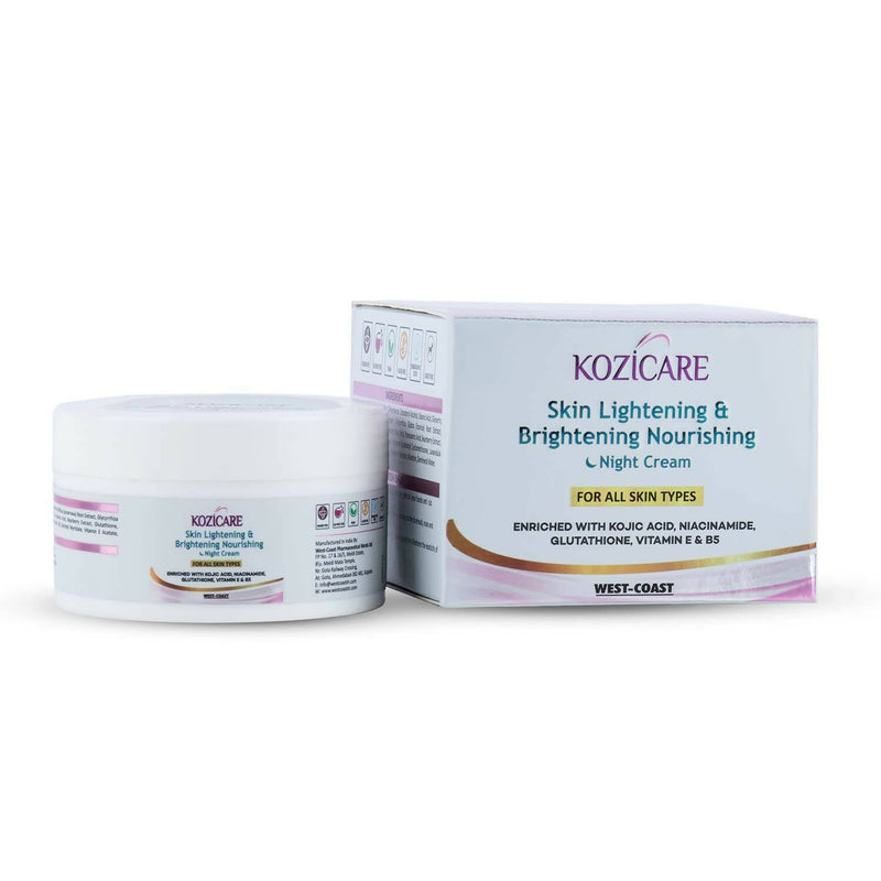 Healthvit Kozicare Skin Lightening & Brightening Nourishing Night Cream