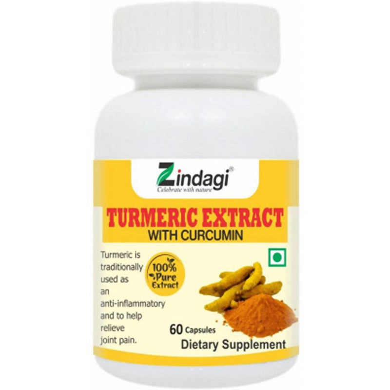 Zindagi Turmeric Extract With Curcumin Capsules - Limited Time Offer