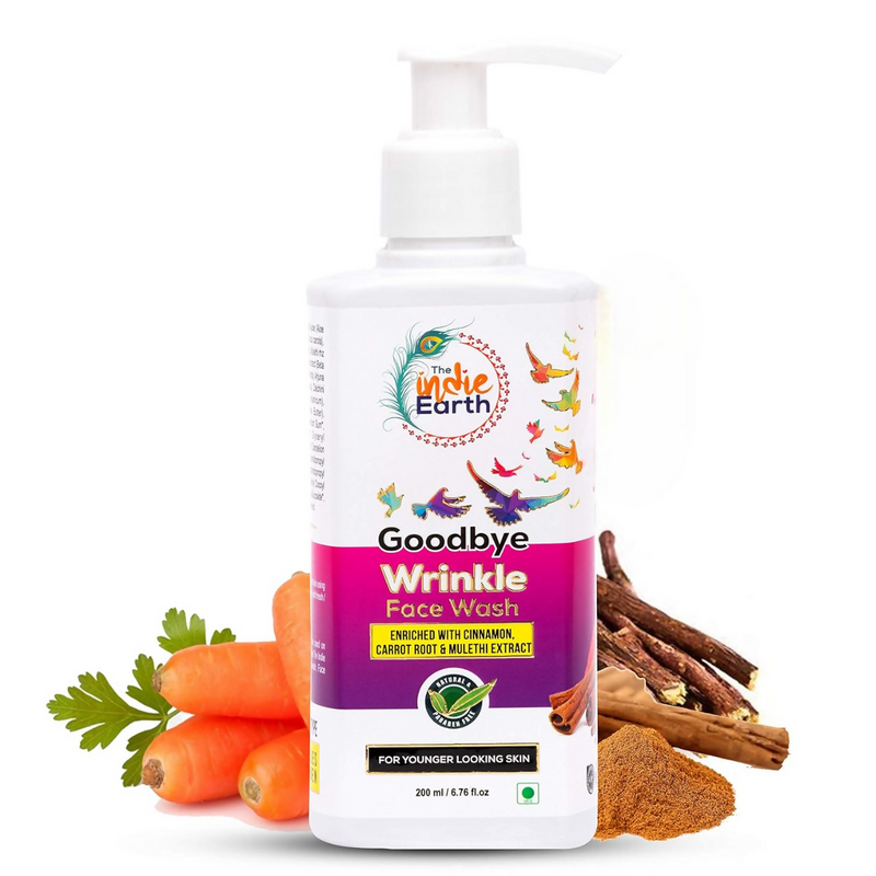 The Indie Earth Goodbye Wrinkle (Anti-Ageing) Facewash