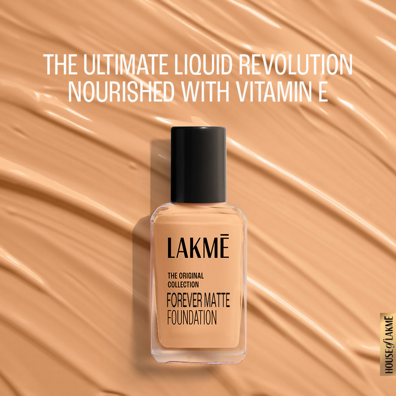 Lakme Forever Matte Foundation For Superior Coverage - Resist Marble