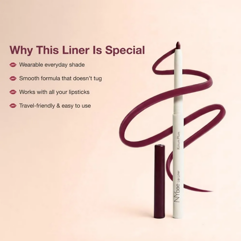 NY Bae 2-in-1 Lip Liner & Lip Colour - Kokum Plum