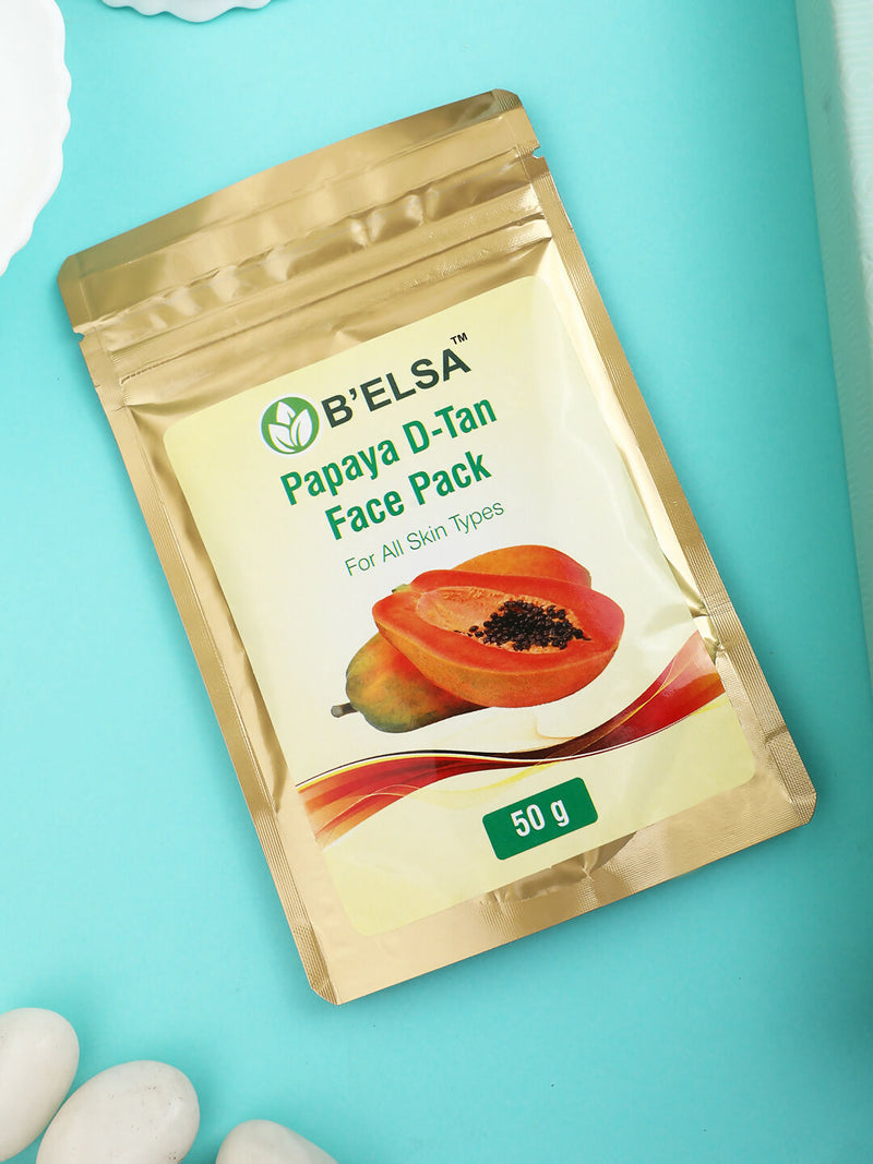 Belsa Herbals Organic Papaya D-Tan Face Pack