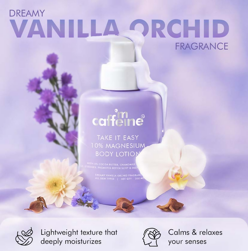 mCaffeine Take It Easy 10% Magnesium Body Lotion