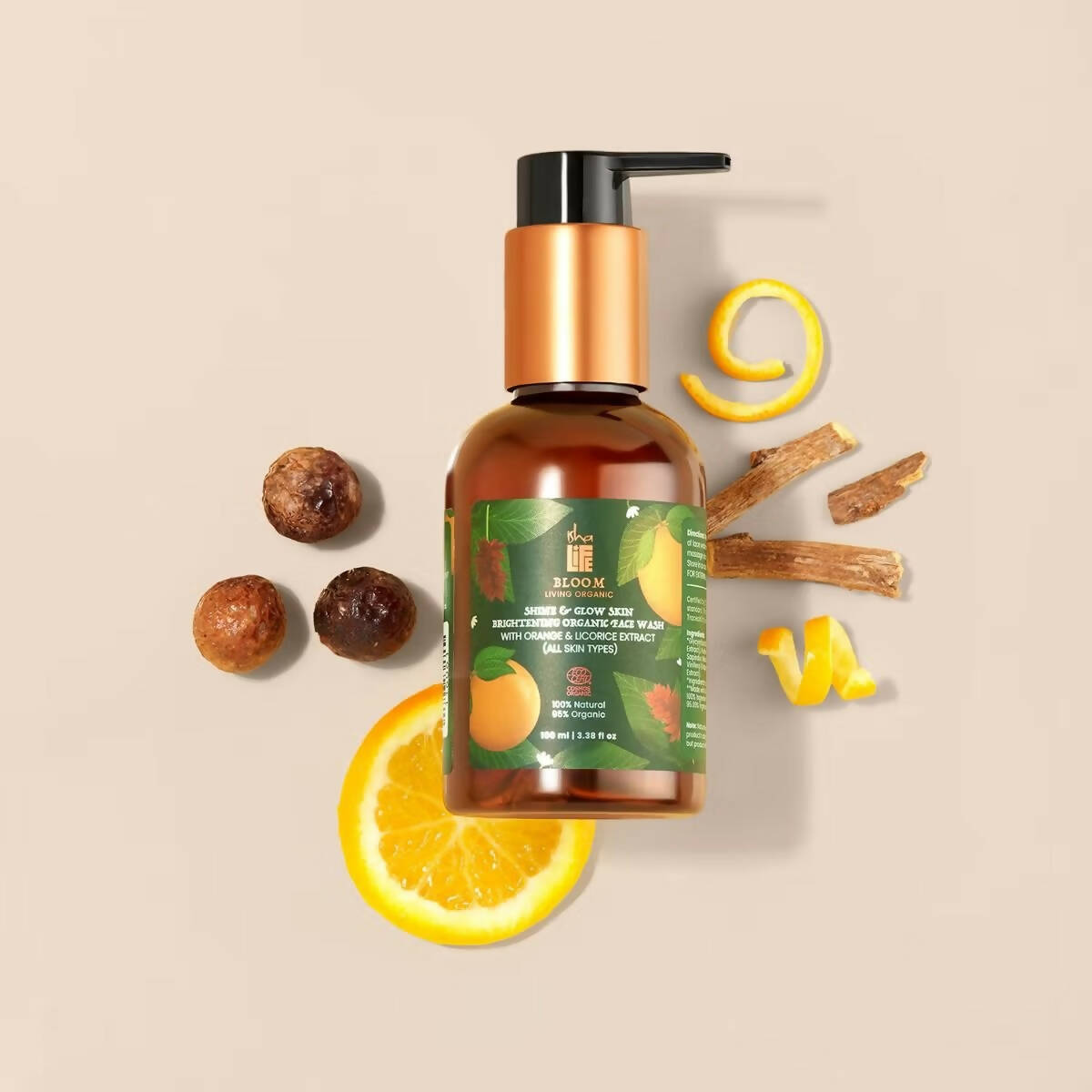 Isha Life Shine & Glow Skin Brightening Organic Face Wash