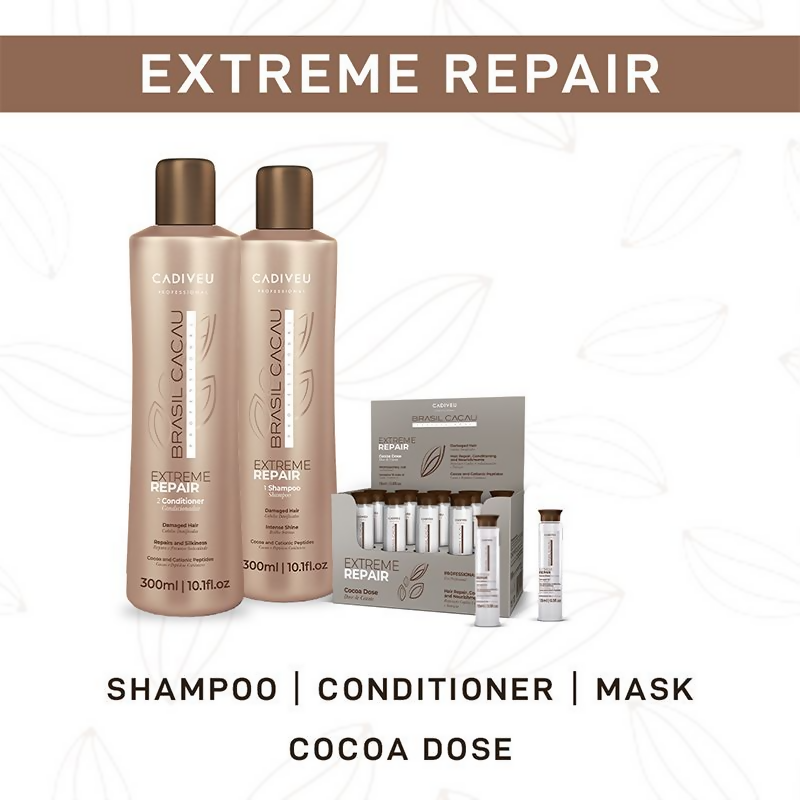 Cadiveu Brasil Cacau Extreme Repair Shampoo & Conditioner