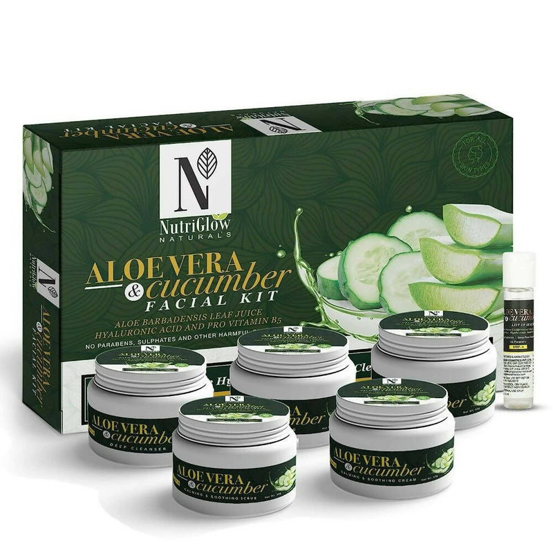 NutriGlow NATURAL'S Aloe Vera Cucumber Facial Kit