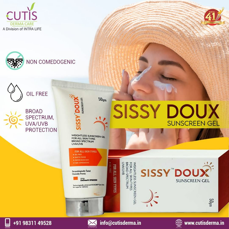 Rotex Cutis Sissy Doux Sunscreen Gel SPF 50 PA++++