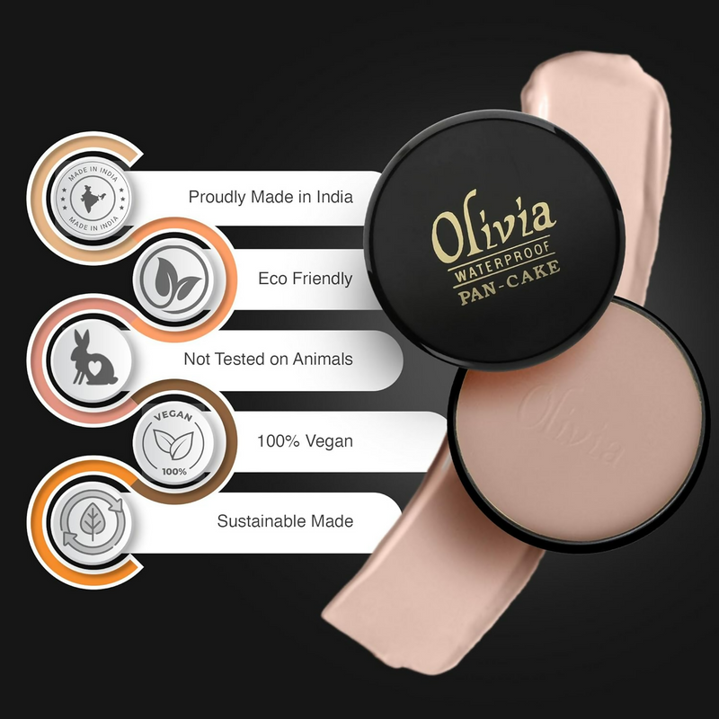 Olivia Water Proof Pancake 27 Sun Tone Foundation (Sun Tone)