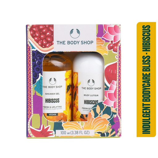 The Body Shop Hibiscus Shower Gel & Body Lotion Gift Set Kit