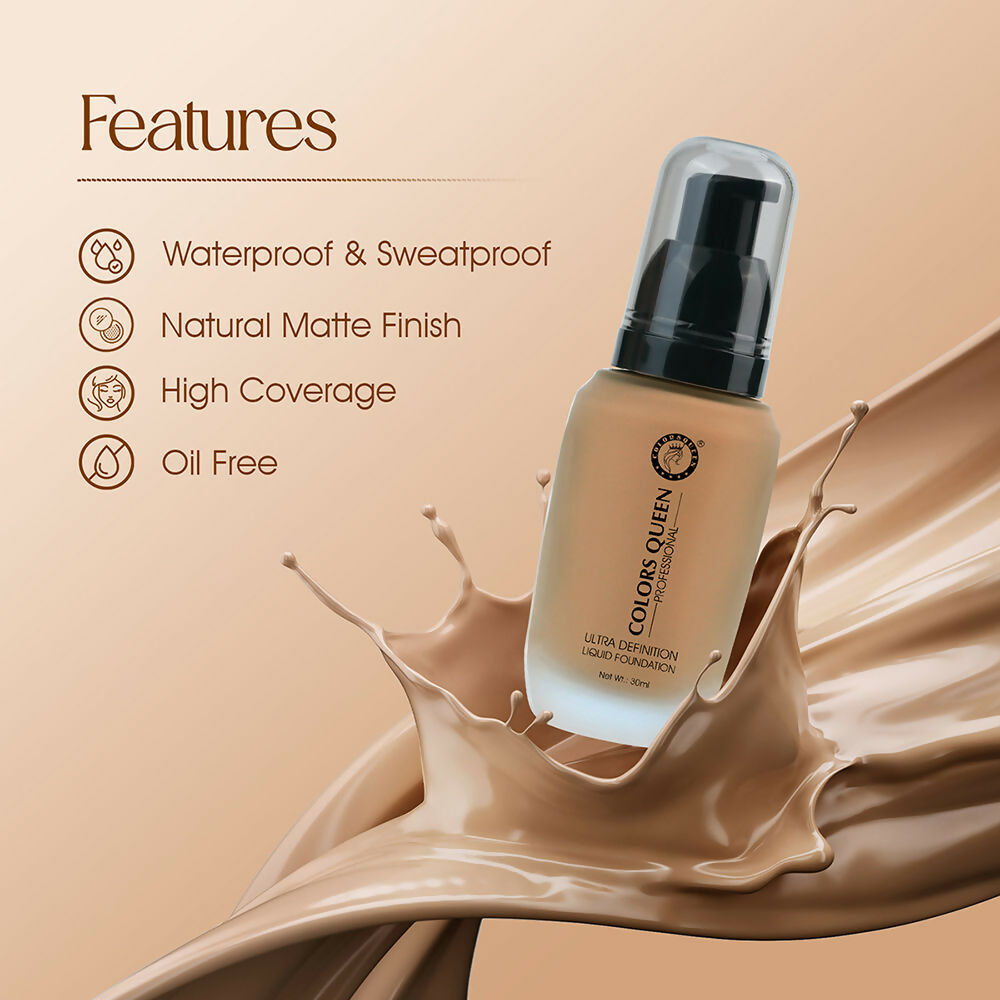 Colors Queen Ultra Definition Liquid Foundation - Paraliness