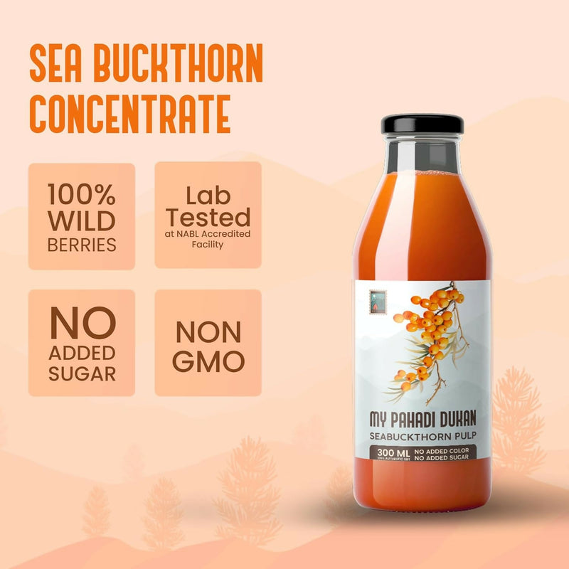 My Pahadi Dukan Himalayan Sea Buckthorn Pulp
