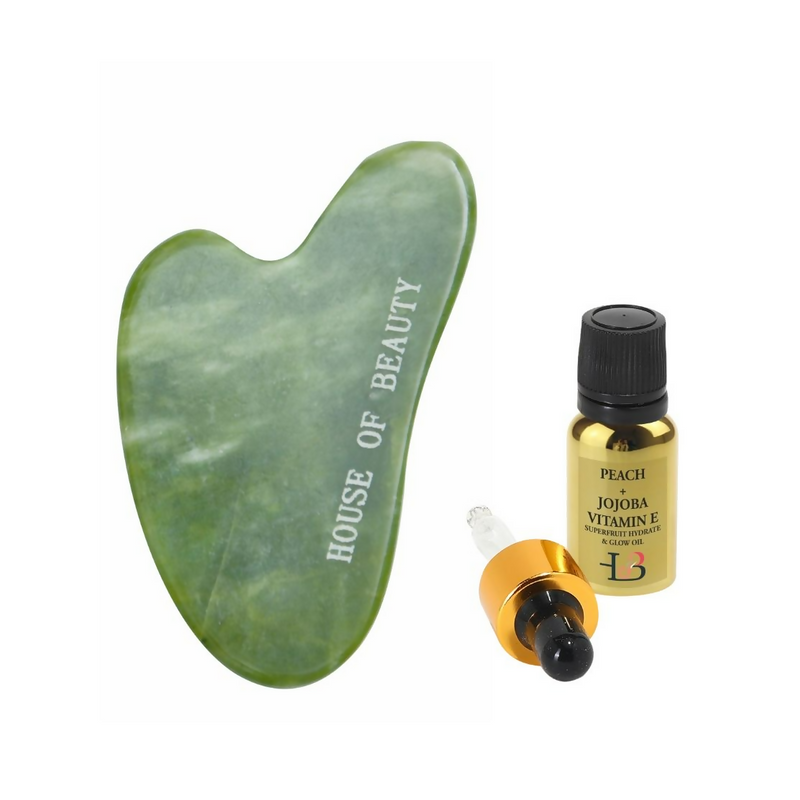 House of Beauty Jade Guasha Kit